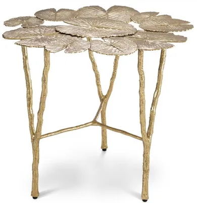 Immagine prodotto di Tavolino di design in ottone Casa Padrino oro Ø 57,5 x H. 51,5 cm - Mobili Soggiorno - Mobili Hotel - Qualità lusso