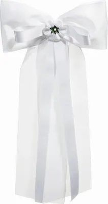 Produktbild von Kerzen Schleife aus Satin für Taufkerzen, Kommunionskerzen