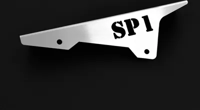 Produktbild von Kettenschutz kompatibel mit Honda VTR 1000 SP1 BJ 2000-01 Logo silber