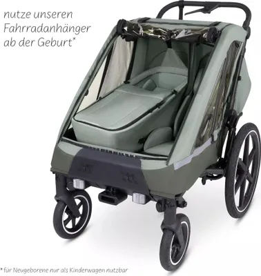 Produktbild von ABC Design Neugeboreneneinsatz Fahrradanhänger TourDesign:Olive