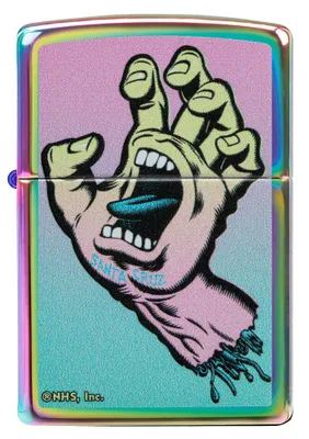 Zdjęcie produktu dla Zippo Santa Cruz zapalniczka benzynowa wiatroodporna metalowa wielokrotnego napelniania w pude?ku