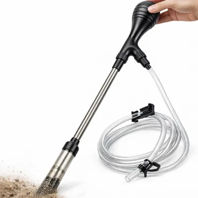 Produktbild von 2-in-1 Aquariumreiniger mit Mulmsauger