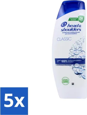 Produktbild von Head & Shoulders Anti-Schuppen Shampoo – Klassisch – 400 ml - Vorteilspack - 5 Stücke