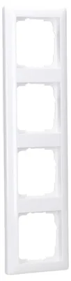 Produktbild von GIRA Serie Standard 55 - reinweiß glänzend (021403) 4-fach Rahmen