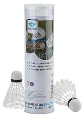 Zdjęcie produktu dla Engelhart Engel Sport Shuttles Plastic - 6 sztuk - Biały
