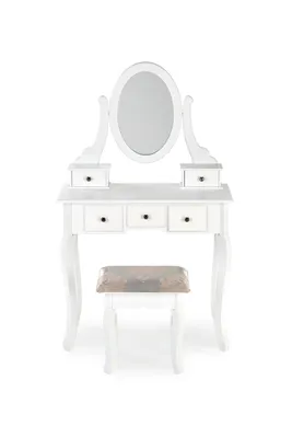 Image de Console élégante avec tiroirs et miroir pour la chambre à coucher Sara