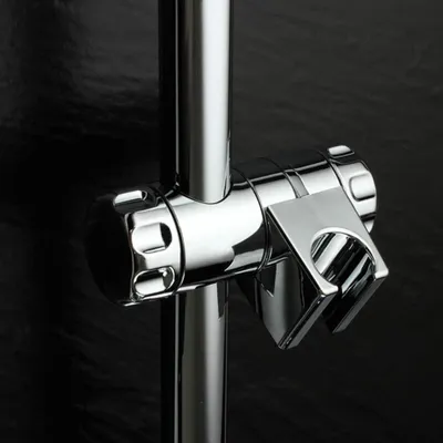 Produktbild von Verstellbare Halter für Duschstange - Verchromt - 1 Stück - ABS
