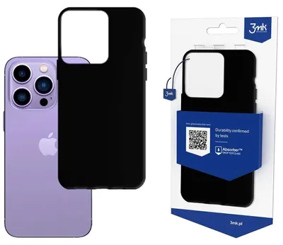 Produktbild von 3MK Matt Case, Mantelhülle, Apple, iPhone 14 Pro Max, 17 cm (6.7"), Schwarz