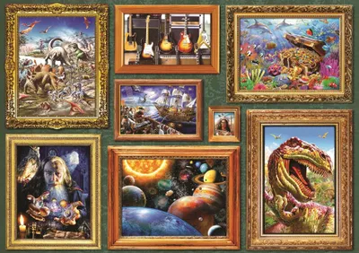Zdjęcie produktu dla Puzzle Bluebird - Galeria 8 dla chłopców, 1000 elementów