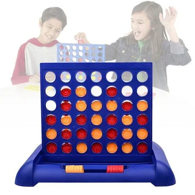 Image de Jeu de société classique - Pour enfants et adultes - Jeu de stratégie familial - Multicolore - Pièce unique - 22,2 x 18,8 x 16 cm