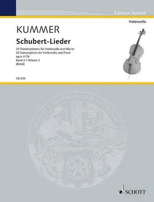 Produktbild von Schubert-Lieder 02. Violoncello und Klavier