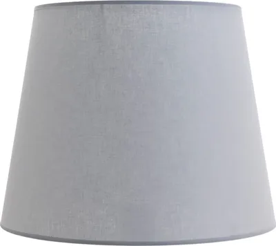 Produktbild von Lampenschirm Stoff E27 Grau Ø 38 cm für Stehlampe