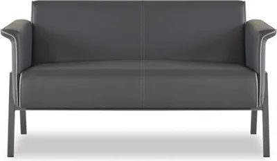 Produktbild von Moderne Arbeitszimmer Möbel Zweisitzer Ledersessel Designer Garnitur