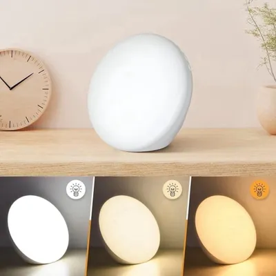 Produktbild von Tageslichtlampe 10000 Lux, Lichttherapielampe mit Einstellbaren Lichtfarben, Helligkeiten und Timer-Einstellungen, UV-Freie Sonnenlampe