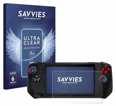 Produktbild von 6x Für MSI Claw A1M Schutzfolie Savvies Displayschutz Display Schutz Folie Klar Transparent