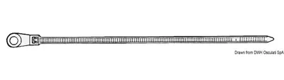 Immagine prodotto di Fascette in nylon 7,8 mm x 200 mm , 100 pezzi