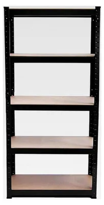 Produktbild von Küchenregal mit 5 Etagen, 875 kg, Schwarz