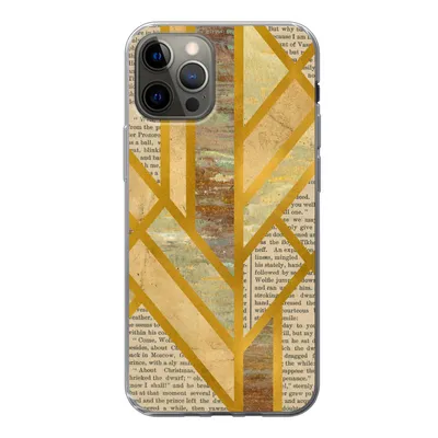 Produktbild von MuchoWow® Handyhülle Schutzhülle Hülle für iPhone 13 Pro Gold - Marmor - Vintage Silikon Softcase Handy Hülle - Handy-Tasche