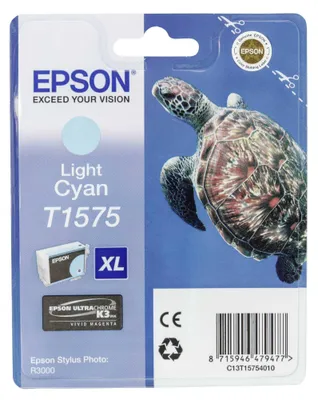 Obrázek produktu pro Epson C13T15754010 Světle azurová inkoustová kazeta Epson T 157 T 1575