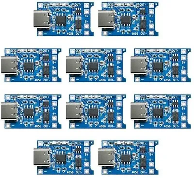Image de Station de recharge lithium-ion 10 ports 5 V 1 A avec fonction de sécurité, double sortie 1 A, module 18650, conception sur circuit imprimé.