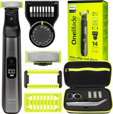 Zdjęcie produktu dla Golarka do twarzy i ciała Philips One Blade Pro 360 QP6551/15 + etui