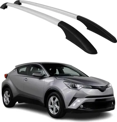 Image de Barres de toit longitudinales pour Toyota C-HR 2018-2021 en Alu gris
