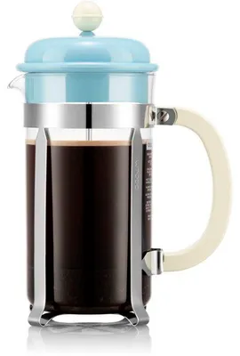 Image de Cafetière à piston avec verseuse –  – Caffettiera – Verre – 8 tasses – 1 l