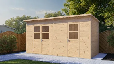 Produktbild von Bertilo Gartenhaus Laisholm 2 - 19 mm naturbelassen