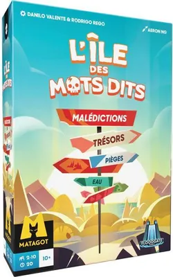 Immagine prodotto di Gioco da tavolo L'Île des Mots Dits, da 2 a 10 giocatori, dai 10 anni in su, partite di 20 minuti, cooperativo o competitivo, ASMODEE