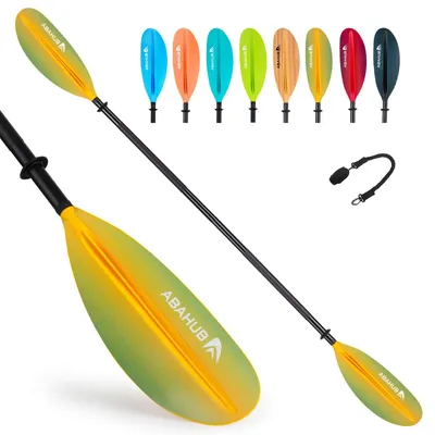 Produktbild von Doppelte Kajakpaddel aus Aluminium mit Paddleline - 218/230/241 cm