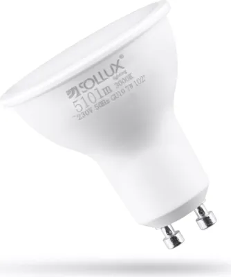 Produktbild von LED-Glühbirne GU10 3000K 7W 510lm 1xGU10 7W Unzutreffend 5.6x5x5cm Sollux Lighting