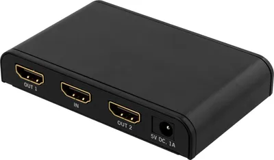Obrázok produktu pre Deltaco HDMI-245 video splitter 2x HDMI