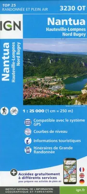 Immagine prodotto di Nantua. Hauteville-Lompnes. Nord Bugey 1:25 000