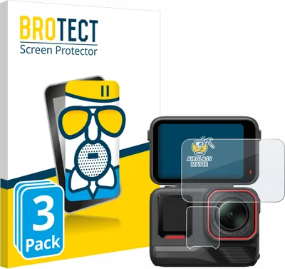 Produktbild von 3x BROTECT Entspiegelungs Schutzglas für Insta360 Ace Pro 2 Schutzfolie Panzer Folie Glas Display Schutz matt