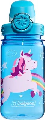 Produktbild von Nalgene Kinderflasche 'OTF Kids Sustain' 0,35 L blau Einhorn