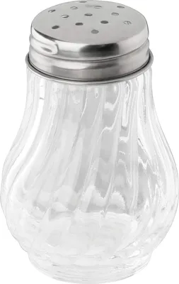 Produktbild von Streuer 50 ml, Salz- und Pfefferstreuer aus Glas, Gewürzstreuer für einfaches Dosieren, Salzstreuer für verschiedene Anlässe, hochwertiges Gewürzglas (Farbe: Silber), Menge: 1 Stück