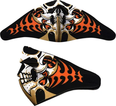 Produktbild von Outdoor Radfahren Gesichtsmaske Breathable Half Face Mask Mund Muffel fš¹r Motorrad Kostš¹m CS Spiel Outdoor Training Paintball