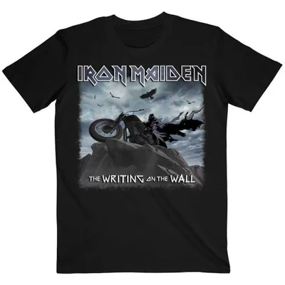 Obrázok produktu pre Iron Maiden The Writing on the Wall Single Cover Black M Tričko