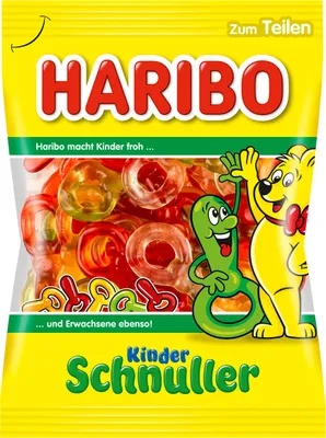 Produktbild von Haribo Kinder Fruchtgummi Schnuller weich in der Konsistenz 175g