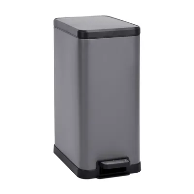 Produktbild von SVITA STM15 Mülleimer Treteimer 15l inkl. Inneneimer Softclose-Deckel Grau