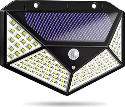 Immagine prodotto di Verk 24240 Illuminazione solare da esterno a 100 LED SMD con sensore di movimento