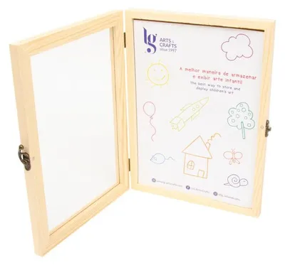 Immagine prodotto di Hobbygroep Cornice in legno con vetro 23,5 x 3,5 x 32,5 cm, design moderno