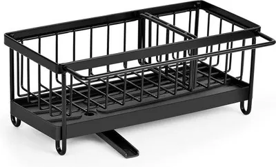 Obrázek produktu pro Organizér do umyvadla z nerezové oceli Badcaddy s držákem