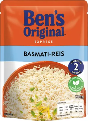 Produktbild von Bens Original Express Basmati Reis fertig in nur 2 Minuten 250g