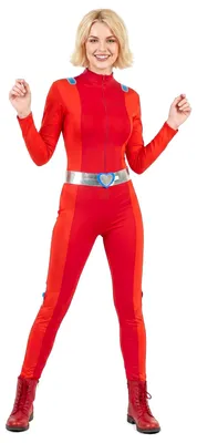 Immagine prodotto di Costume da spia per donna costume di carnevale rosso - XS