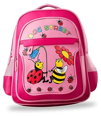 Obrázok produktu pre Taška Street syntetický batoh detská športová taška ružová 35x16x26 cm D2OTJ611P