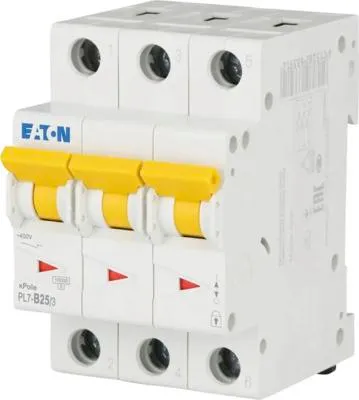 Obrázek produktu pro Jistič EATON 263391 PL7, 3P, B, 25A, 10kA
