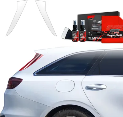 Zdjęcie produktu dla Folia ochronna 2 w 1 Grizz Protector na słupki B, C i D – Kia Ceed SW Kombi (2021–2025)