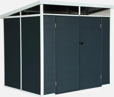 Immagine prodotto di Casetta da giardino in plastica con struttura in alluminio, 4.55m², Antracite