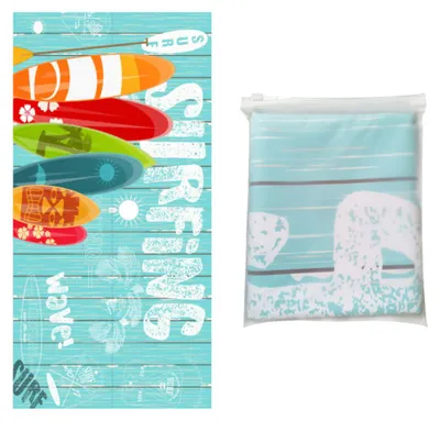 Produktbild von Strandtuch Mit Print 1 Stück, Weich Und Saugstark, Für Strand Baden Urlaub